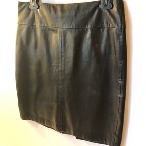 Black Leather Skirt
